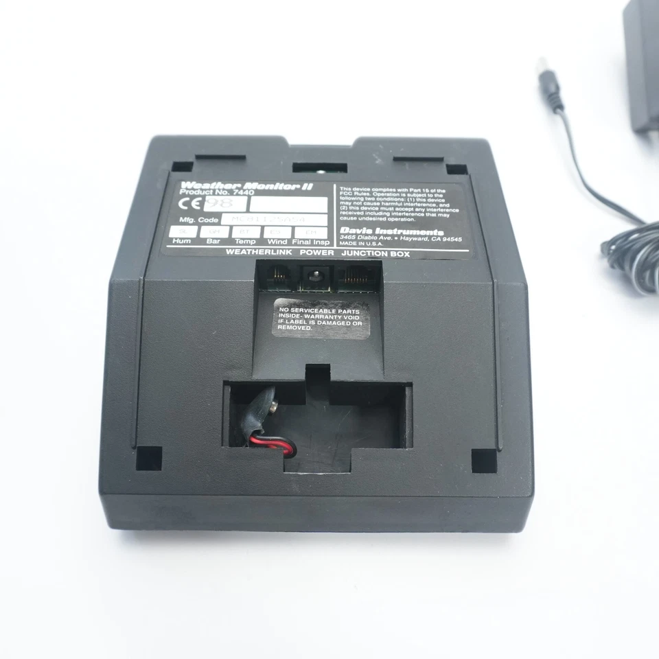 Davis Instruments Weather Monitor II 7440 Home Weather Station Display w Power - Image 4 of 4