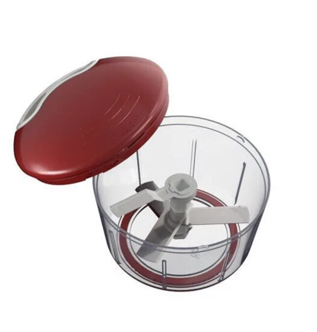 Ernesto Manual Mini Chopper 650ml For Vegetables, Herbs, Onions 13x9