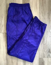 NEW Women  s Nike VINTAGE Y2K 90s Lined Track Pants Joggers, Deep Purple, Size XL