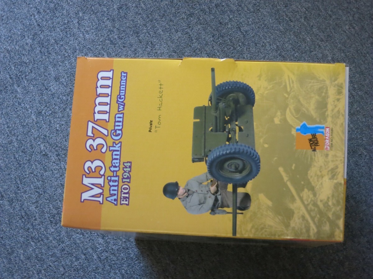ドラゴンモデルズ M3対戦車砲37㎜と砲手“トム・ハケット” 欧州戦域1944
