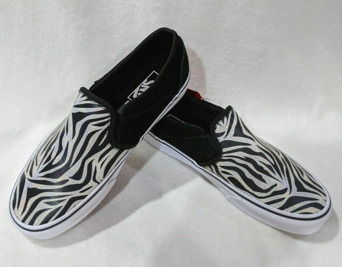 Tênis de Skate Slip On Zebra