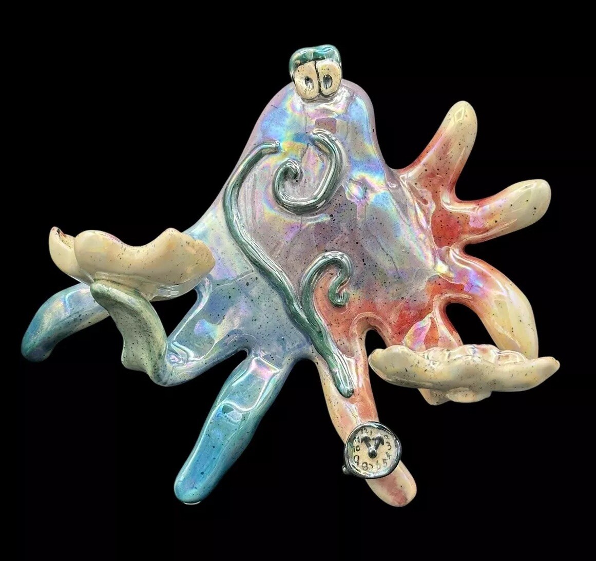 Blue Sky Clayworks Candle Tealight Octopus Sea Life Nautical Wall Decor 2000 Y2K