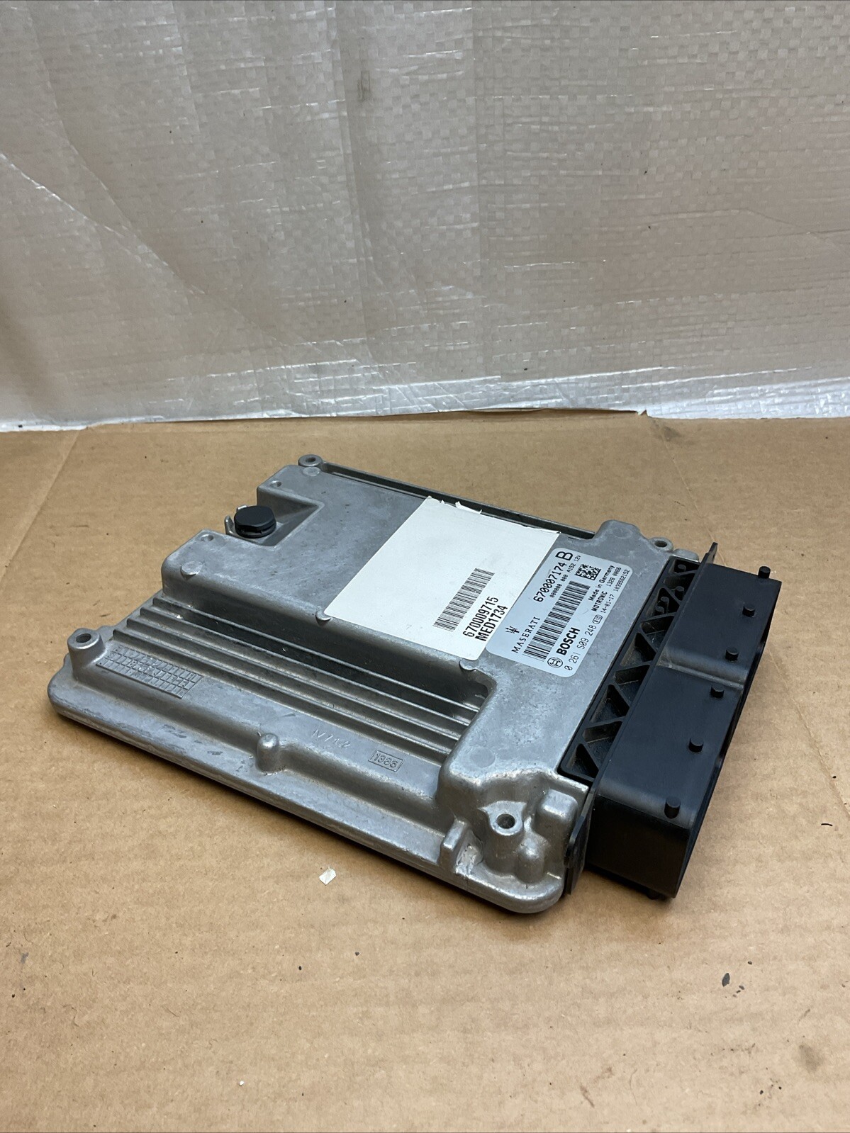 MASERATI GHIBLI 3.0L ENGINE COMPUTER CONTROL MODULE UNIT ECM OEM 2014 - 2020