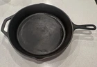 Vintage LODGE 12 Inch Cast Iron Skillet Fry Pan 10SK USA