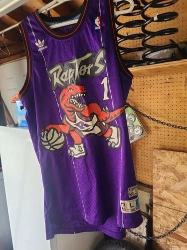 Adidas Hardwood Classics Toronto Raptors Tracy McGrady 1997 Jersey Size L Hwc