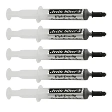 Arctic Silver 5 Thermal Compound Large Size -12 Gram Tube - (5 Pack) AS5-12G