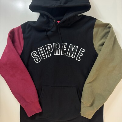 Old supreme arc logo hoodie サーマル　USA製 Supreme Arc Logo College Hoodie Multicolored Men's Size XL Sweater
