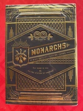 Monarchs - Blue V6 Edition Playing Cards by Theory 11