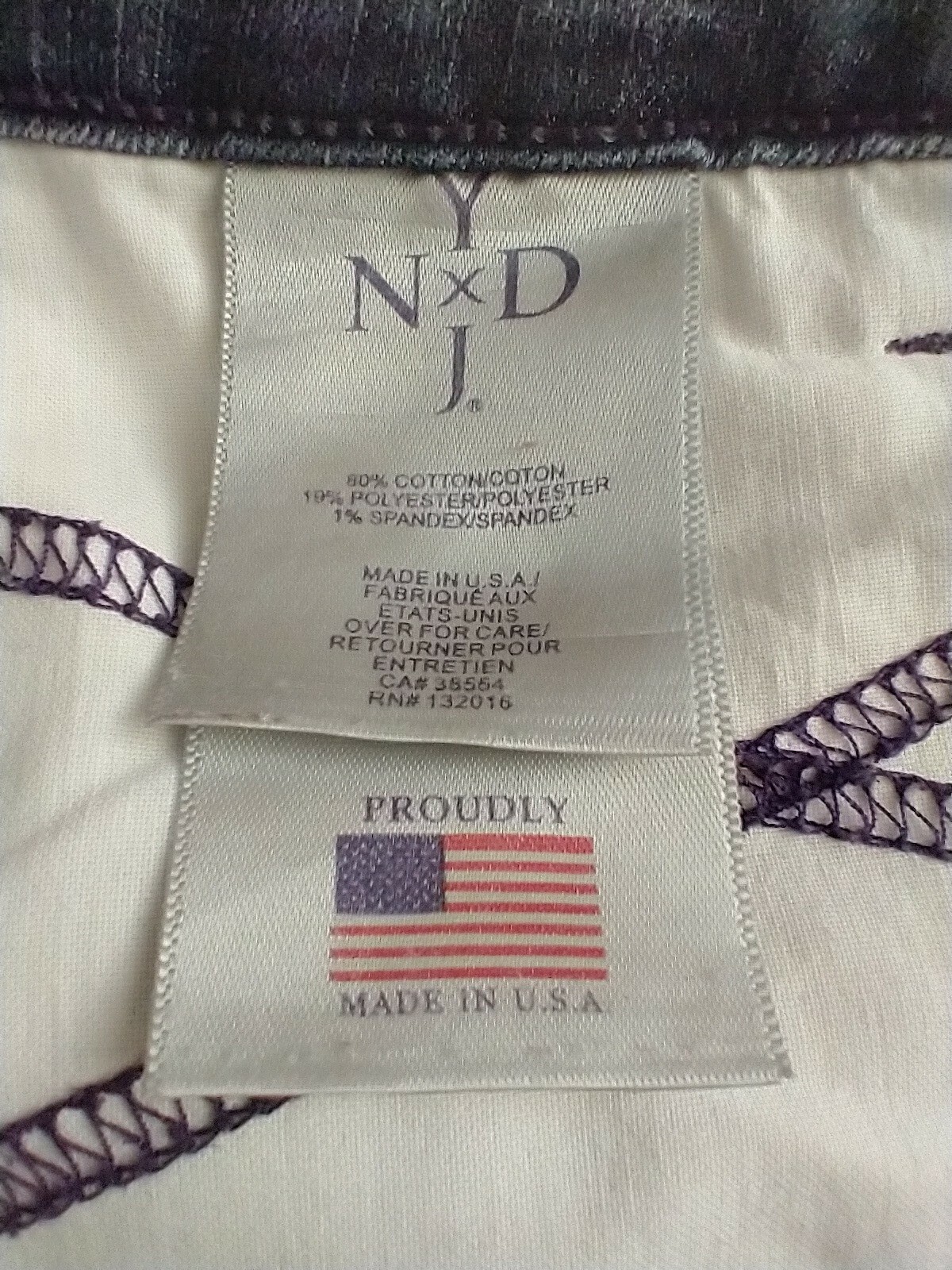 NYDJ jeans women 2P blue leggings lift tuck technology zipped pockets ankle zip
