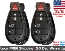 2x New Replacement Key Fob Shell / Case For Jeep. Check Listing Photos