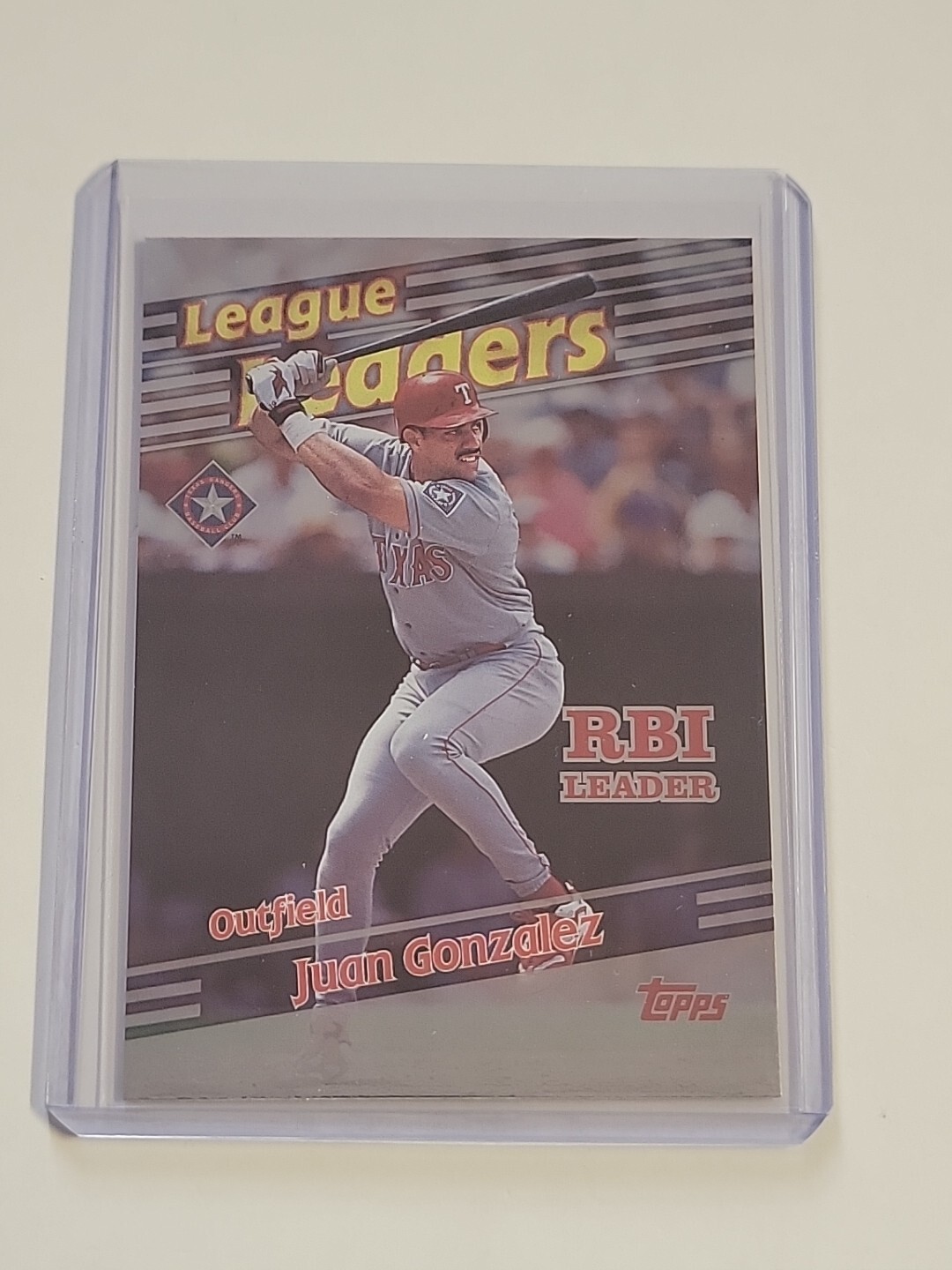 1999 Topps Chrome League Leaders Refractor Juan Gonzalez 226 Mint Baseball Card 