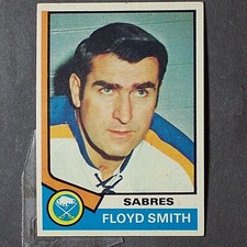 FLOYD SMITH  1974-75  Topps  #176  Coach  Buffalo Sabres  