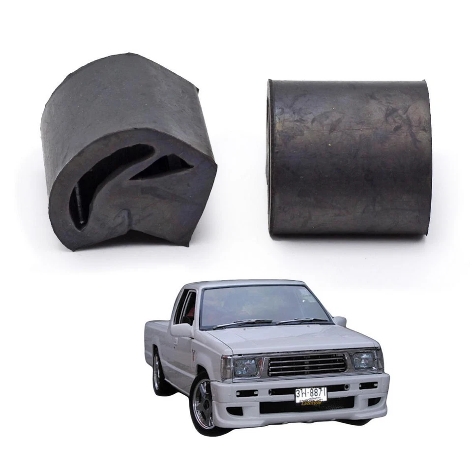Pair Side Hood Bonnet Bumper Rubber For Mitsubishi L200 Mighty Max 1986 - 96 - Image 2 of 4