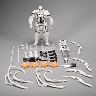 Agent Anti-Venom Revoltech Amazing Yamaguchi Figures White Venom
