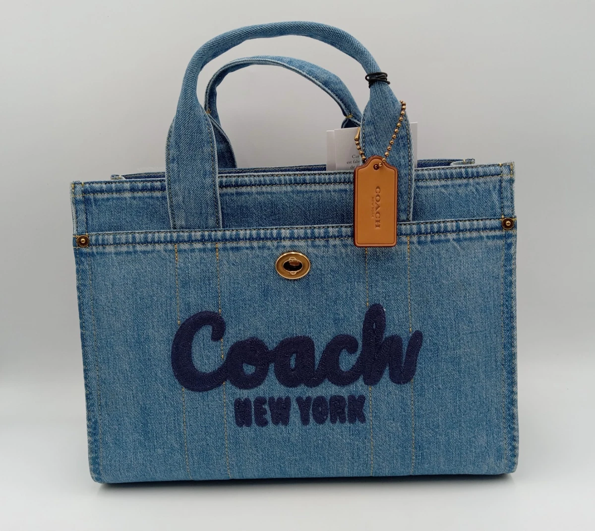 Coach Denim Exterior Tote Bags & Handbags for Women for sale | eBay