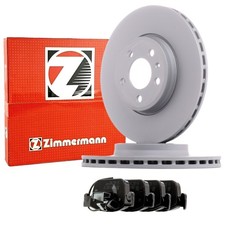 ZIMMERMANN Bremsscheiben 314mm Bremsbeläge Satz Vorne für AUDI A4 B9 A5 F53-F5A