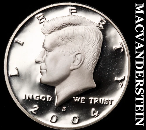 2004-S Silver Kennedy Half Dollar - Choice Gem Proof  Lustrous  #i1679