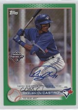 2022 Topps Pro Debut Green 69/99 Rikelvin De Castro Rikelbin #PD-53 Auto nd3