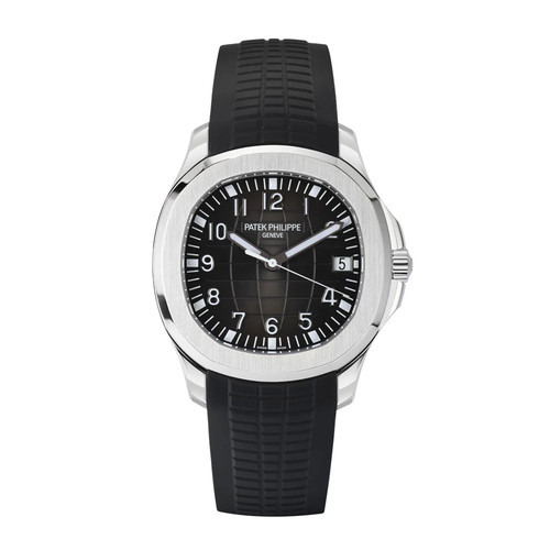 Patek Philippe Aquanaut Watch 40MM Black Arabic Numerals Dial Stainless Steel
