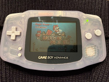 Nintendo Game Boy Advance Console System - Clear Glacier