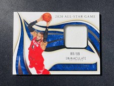2019-20 Panini Immaculate All-Star Game Rudy Gobert 88/99 Patch Warm-Up GU XV44
