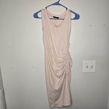 Pink Elegant Ruched Dress Size Small