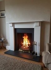 Handmade Rustic Solid Bespoke Fire Surround with Detailing
