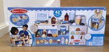 Melissa  Doug. - Kids Wooden Cool Scoops Ice Creamery Play Food Toy new in box
