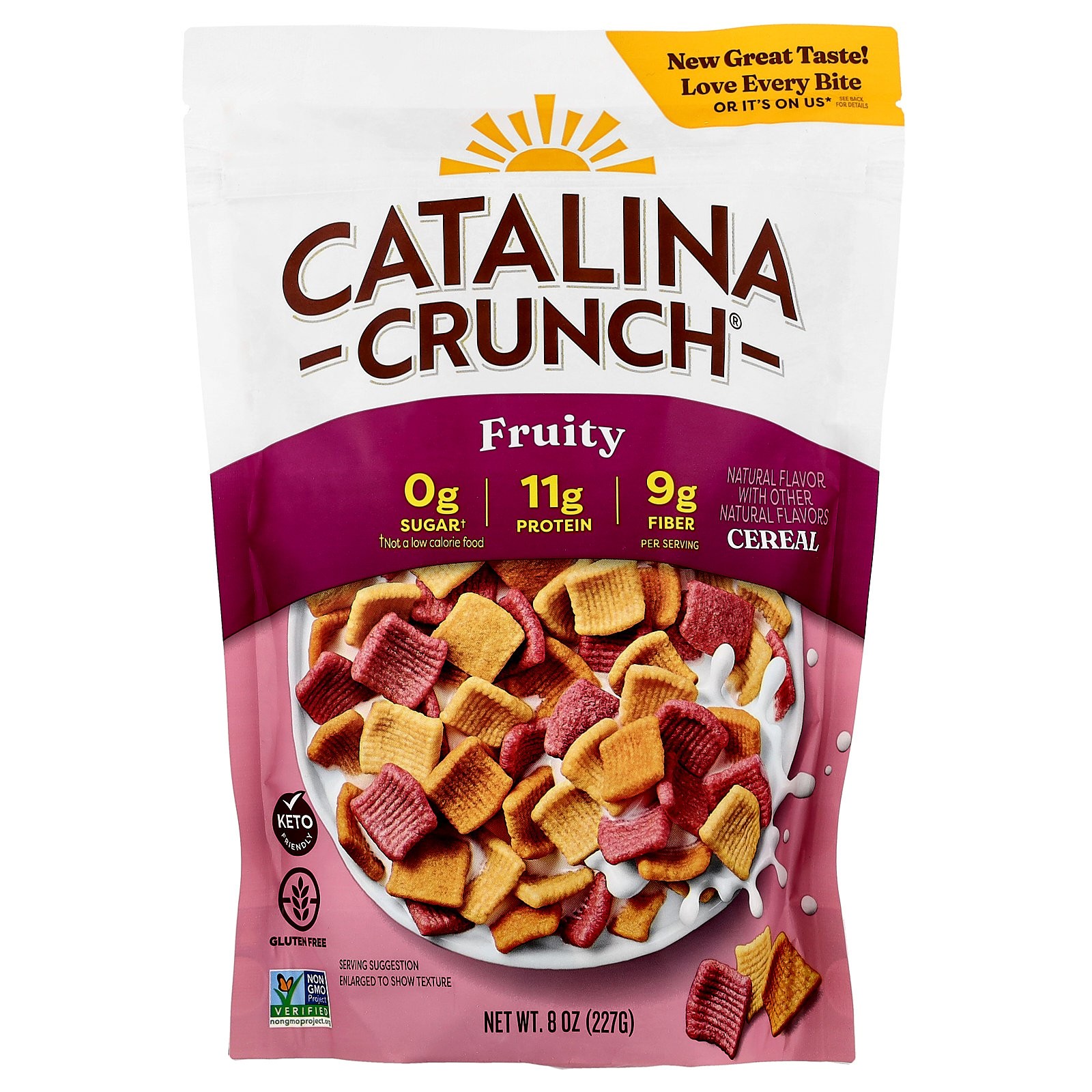 Хлопья, фруктовые, 8 унций (227 г)