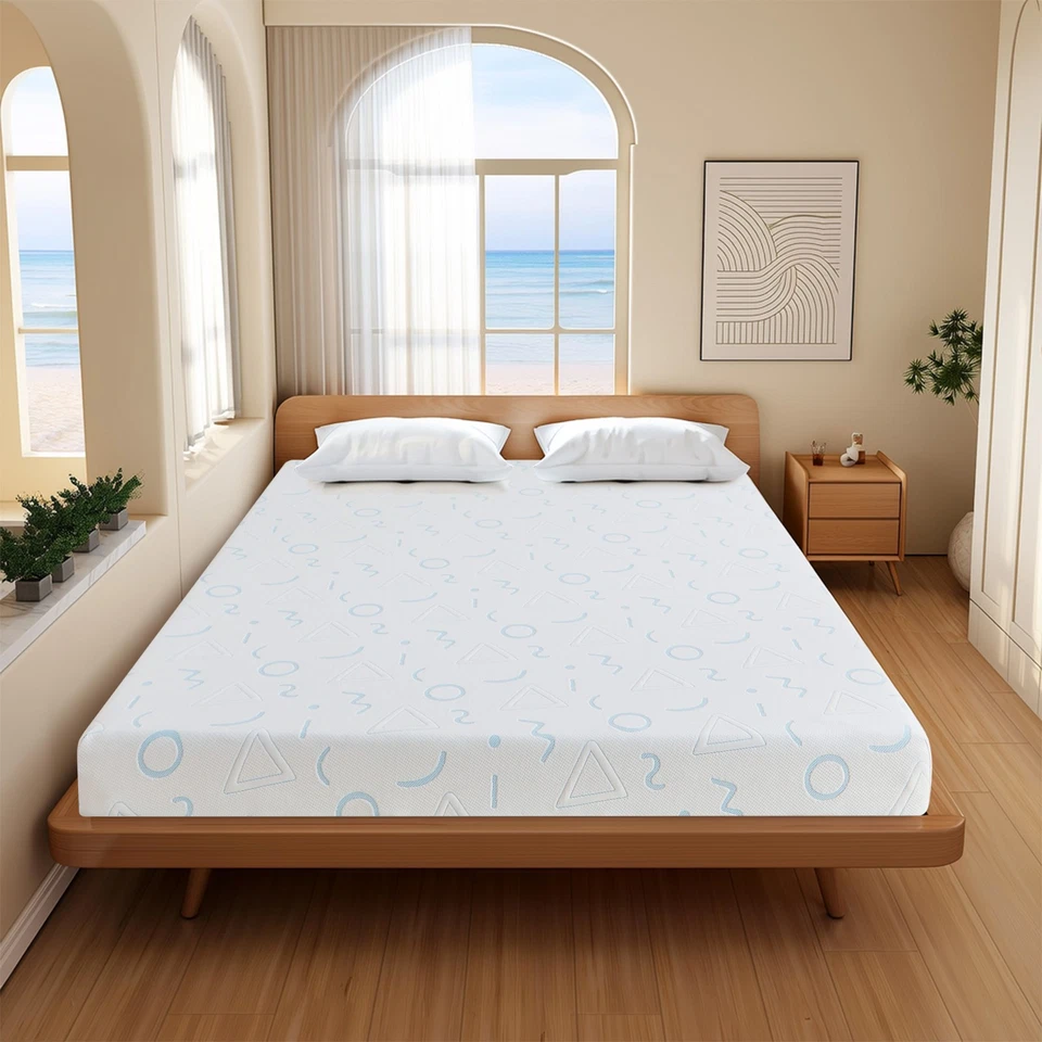 GJQ 5" 6" Gel Memory Foam Medium-Firm Mattress for Pressure Relief Bed in a Box - Image 4 of 4