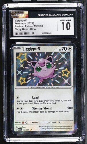Jigglypuff graded CGC 10 for sale on eBay
