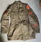 Vintage 1944 Original WW2 US Army Military Dress Wool Jacket & Patches Must See!