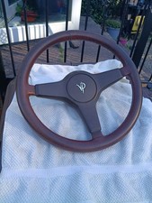 Austin Metro Vanden Plas Brown Leather Steering Wheel Mini Defender