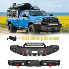 Offroad For 2006-2009 Dodge Ram 25003500 Front Rear Bumper Wwinch Platelights