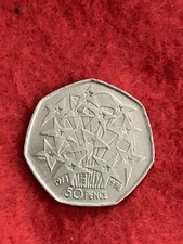1998 UK entry to EEC 50p Coin Circulated 