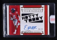 2021 Panini National Treasures Collegiate 24/25 Elijah Moore #TSS-EM Auto 0r1r