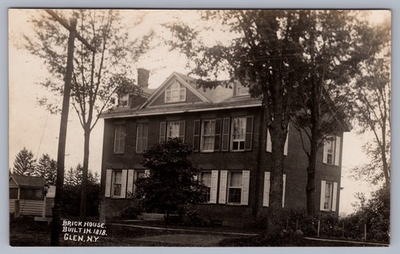 #ad #ad Brick House Built 1818 Glen NY Montgomery County Beach RPPC Postcard O4 $14.99
