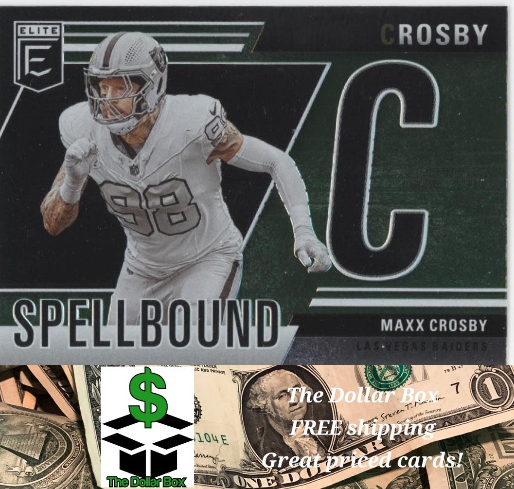 2024 Donruss Elite Spellbound Green #21 Maxx Crosby - Las Vegas Raiders