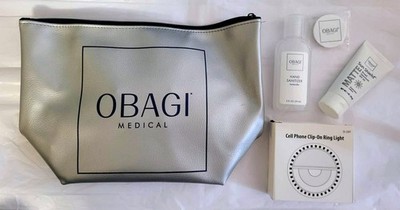 NEW Obagi Makeup Bag With Obagi Matte Sun Shield Hand Sanitizer And More!
