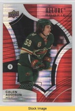 2021-22 Upper Deck Allure Rookies Red Rainbow Calen Addison #133 READ 09xs