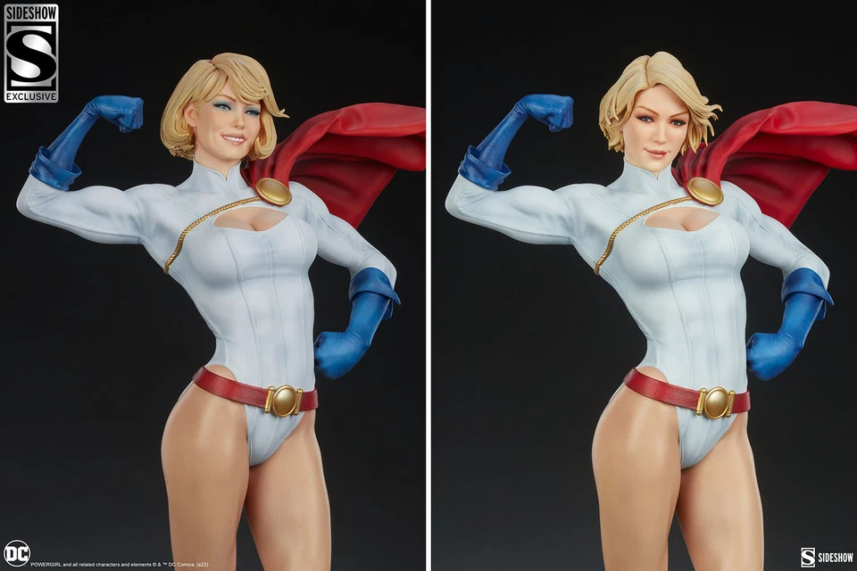 Estatua Sideshow Collectables Power Girl Formato Premium Versión Exclusiva SELLADA Foto 3 de 4