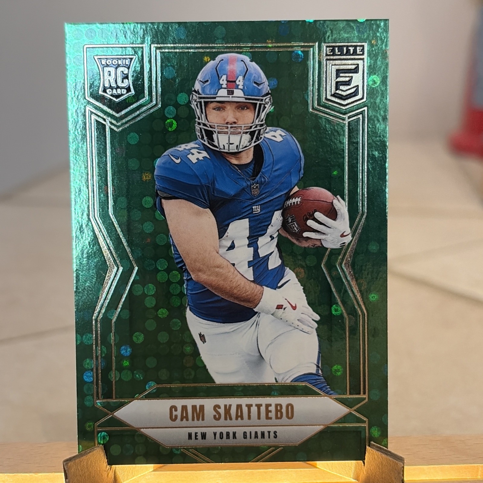 2025 Panini Donruss Elite - Cam Skattebo #153 Green Disco