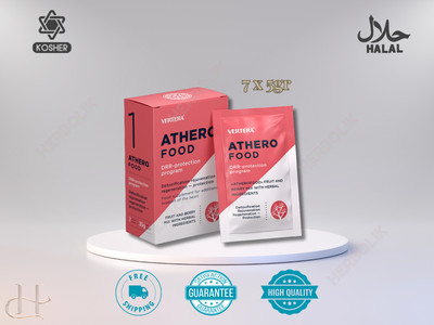 Vertera Atherofood 7 Beutel natürliches Pulver für die Gesundheit von Herz und Kreislauf