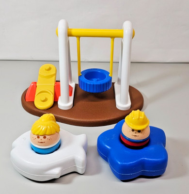 Little Tikes Dollhouse Community Playground Swing, Teeter Totter & More