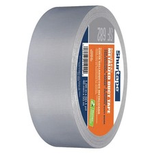 SHURTAPE SF 682 Duct Tape,Metalized Silver,1 7/8inx60yd 49JR20