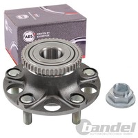 ABS RADLAGER-SATZ Mit ABS-RING Hinten Passend FüR Honda Civic | 201347
