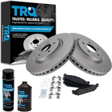 Semi-Metallic Brake Pad  Rotor Kit 12.8 in - Direct-Fit, DOT 3  4