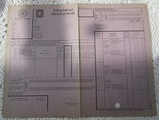 ???? OSBURGH ? AUSTRIA / ITALY. RAILWAY FREIGHT DOCUMENT. 1kr IMPRINTED REVENUE