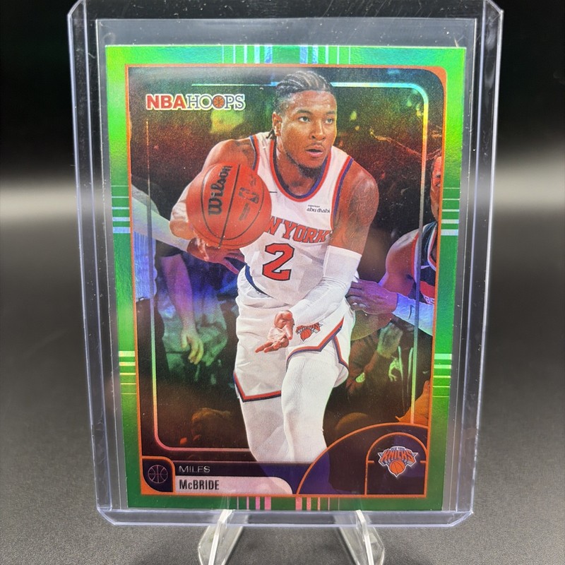 2025-26 Topps NBA Hoops - Miles McBride Green Foil #137
