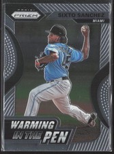 Sixto Sanchez 2020 Panini Prizm Warming in the Pen #WIP-3 Miami Marlins